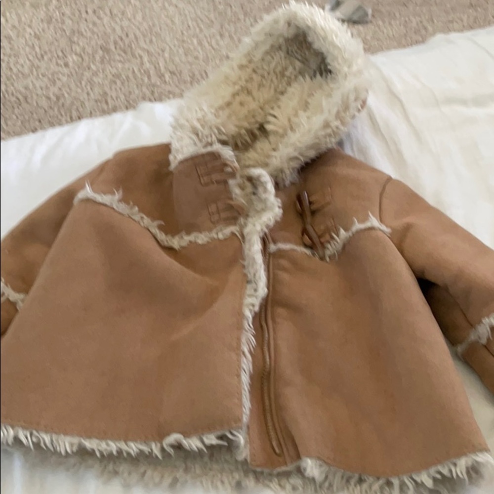 Used baby gap Sherpa type  coat